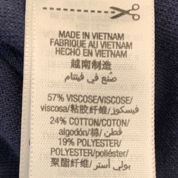 Juicy Couture Black Label Regal Robertson Microterry Jacket Y2K Dark Blue Size M - Picture 9 of 10